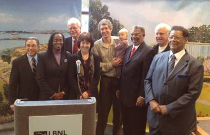 Congressman George Miller, Assemblymember Nancy Skinner, and Richmond City Council welcomes LBNL to Richmond